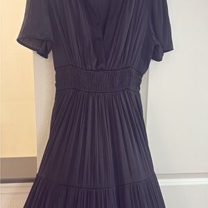 Joie Black Pleated Maxi Dress